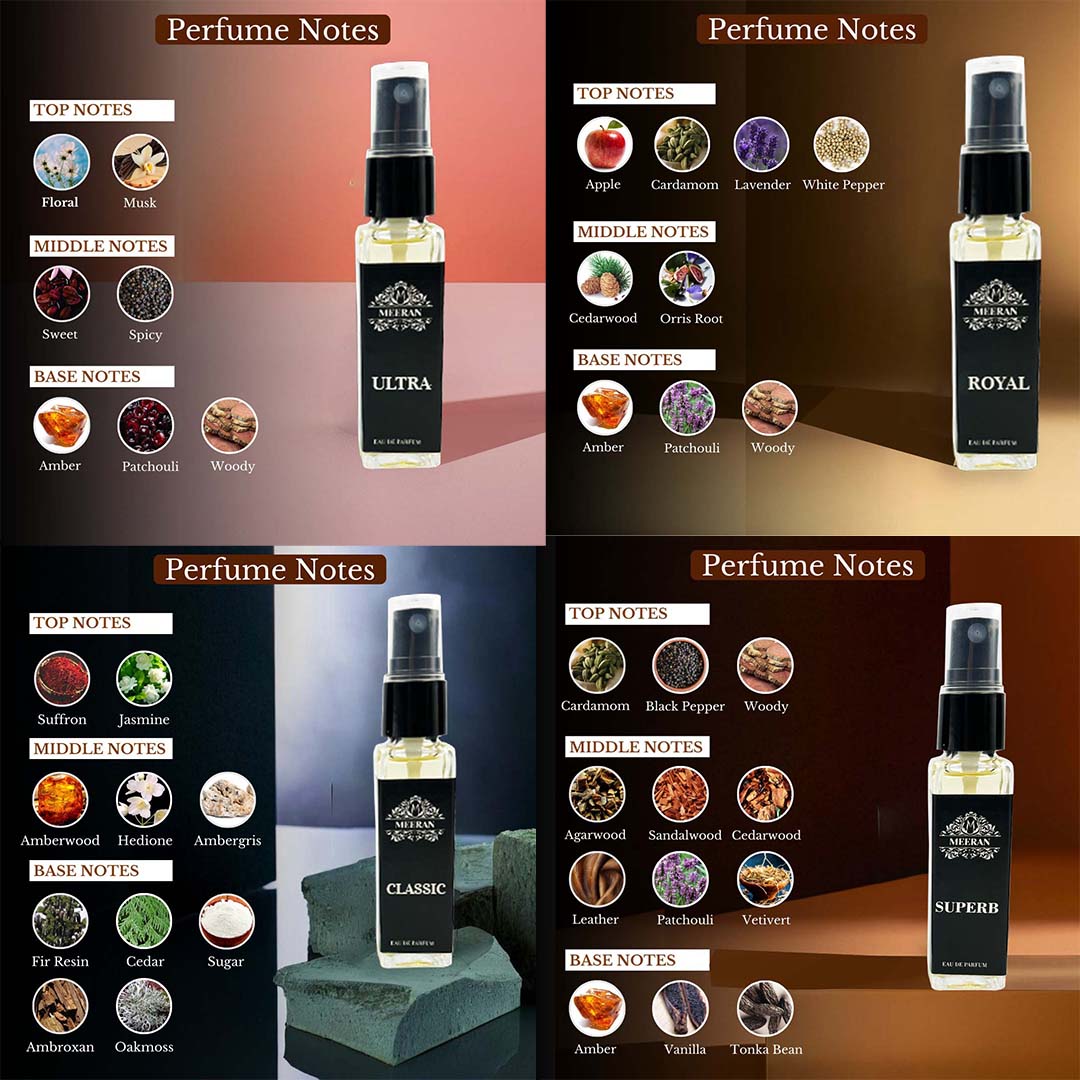  Royal Ultra & Superb 8ml Each Bottle Combo Perfume